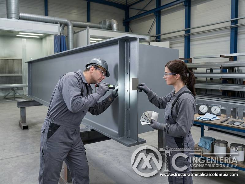 Resistencia a corrosión atmosférica y protección de larga vida con recubrimientos industriales en Bogotá, Colombia. Montajes, Ingeniería y Construcción. MIC SAS.