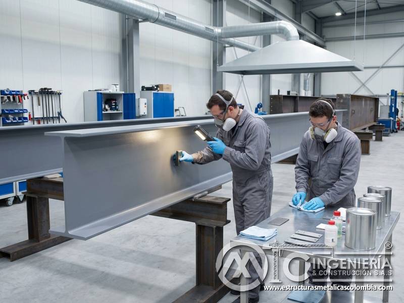 Protección anticorrosiva, control ambiental y superficies metálicas verificadas con pintura industrial en Bogotá, Colombia. Montajes, Ingeniería y Construcción. MIC SAS.
