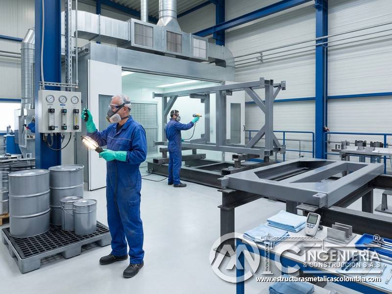 Evaluación de riesgos, selección de productos y control del ambiente de trabajo en pintura industrial en Bogotá, Colombia. Montajes, Ingeniería y Construcción. MIC SAS.