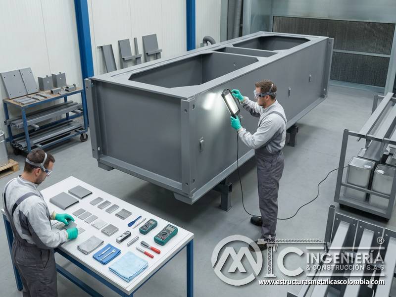 Criterios de organismos técnicos para protección anticorrosiva y liberación inspeccionada de recubrimientos en Bogotá, Colombia. Montajes, Ingeniería y Construcción. MIC SAS.