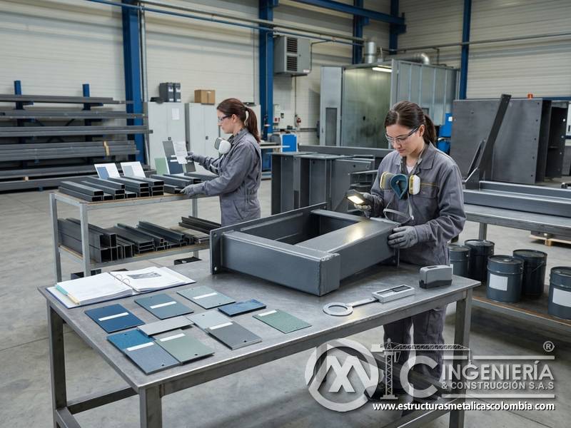 Trazabilidad y selección técnica de recubrimientos industriales bajo referencias de organismos reguladores en Bogotá, Colombia. Montajes, Ingeniería y Construcción. MIC SAS.
