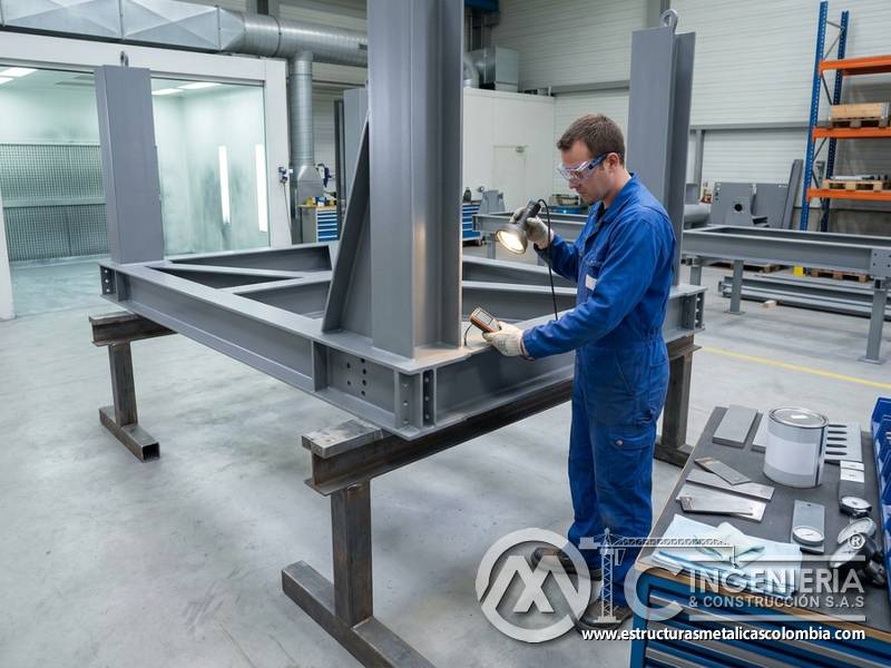 Cumplimiento, resistencia anticorrosiva y control técnico en servicio de pintura industrial para activos metálicos en Bogotá, Colombia. Montajes, Ingeniería y Construcción. MIC SAS.