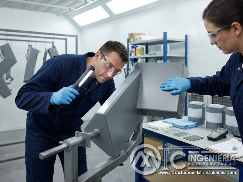 Inspección visual normativa de pintura industrial en Bogotá, Colombia. Montajes, Ingeniería y Construcción. MIC SAS.