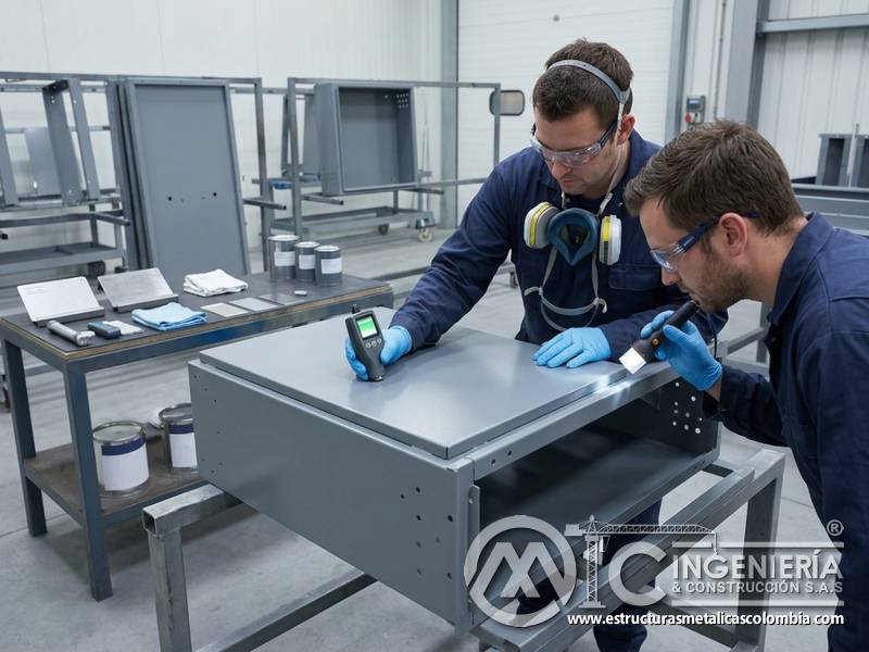 Control de espesor bajo normas internacionales en Bogotá, Colombia. Montajes, Ingeniería y Construcción. MIC SAS.