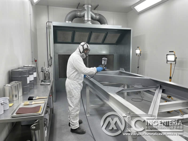 Imprimación epoxi para recubrimiento industrial de alto desempeño en Bogotá, Colombia. Montajes, Ingeniería y Construcción. MIC SAS.