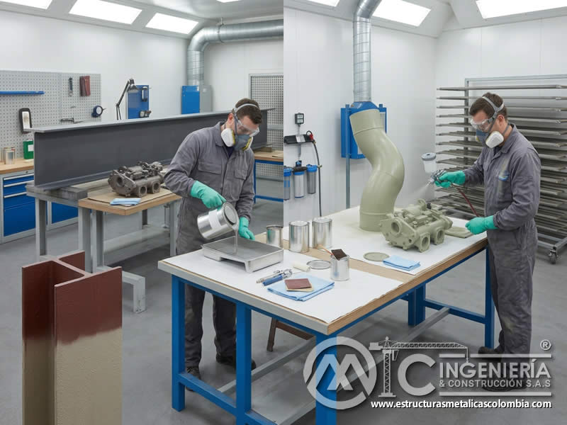 Imprimaciones especiales para necesidades industriales específicas en Bogotá, Colombia. Montajes, Ingeniería y Construcción. MIC SAS.