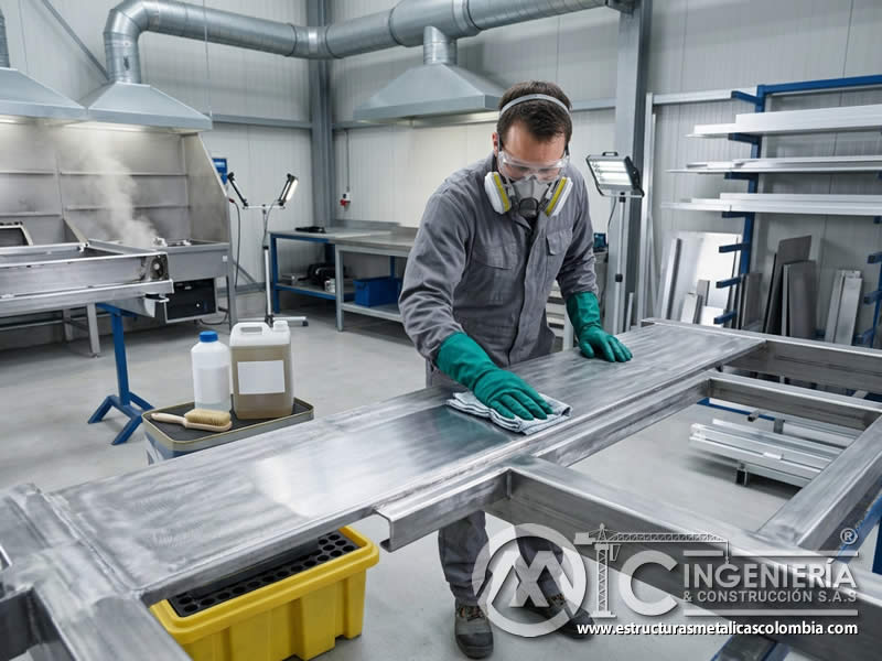 Productos químicos para desengrase controlado de superficies en Bogotá, Colombia. Montajes, Ingeniería y Construcción. MIC SAS.