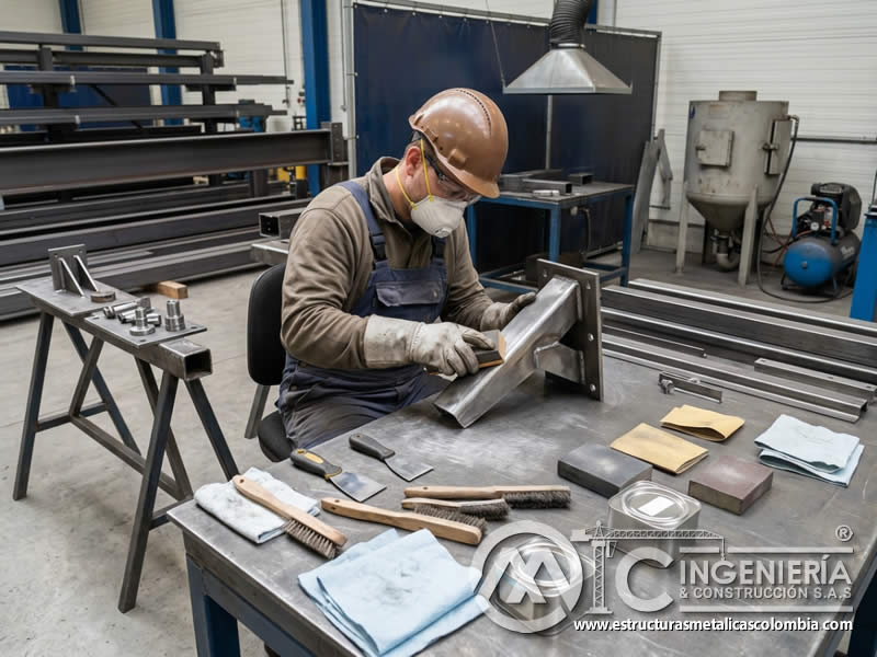 Herramientas manuales para preparación de superficies industriales en Bogotá, Colombia. Montajes, Ingeniería y Construcción. MIC SAS.