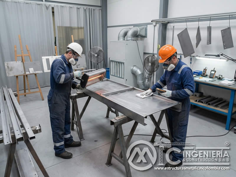 Calentamiento de superficie metálica para evitar condensación en Bogotá, Colombia. Montajes, Ingeniería y Construcción. MIC SAS.