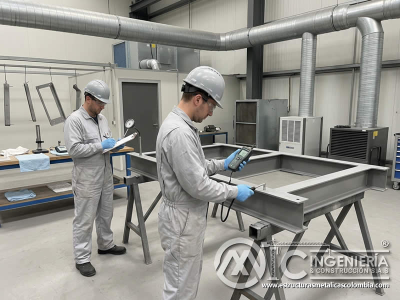 Medición de condiciones ambientales en taller de pintura industrial en Bogotá, Colombia. Montajes, Ingeniería y Construcción. MIC SAS.