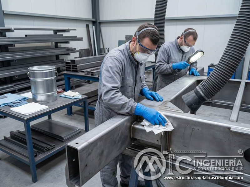 Control de grasa, polvo y sales solubles en superficies destinadas a recubrimientos en Bogotá, Colombia. Montajes, Ingeniería y Construcción. MIC SAS.
