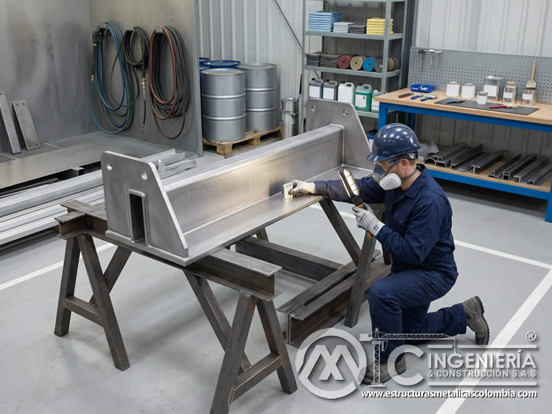 Preparación de superficies como inversión en durabilidad de recubrimientos industriales en Bogotá, Colombia. Montajes, Ingeniería y Construcción. MIC SAS.