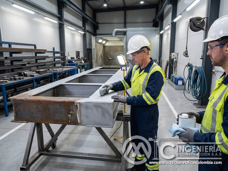 Prevención de desprendimientos y corrosión por preparación superficial deficiente en Bogotá, Colombia. Montajes, Ingeniería y Construcción. MIC SAS.