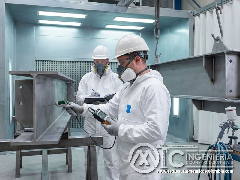 Control de temperatura para aplicación de pintura industrial en Bogotá, Colombia. Montajes, Ingeniería y Construcción. MIC SAS.