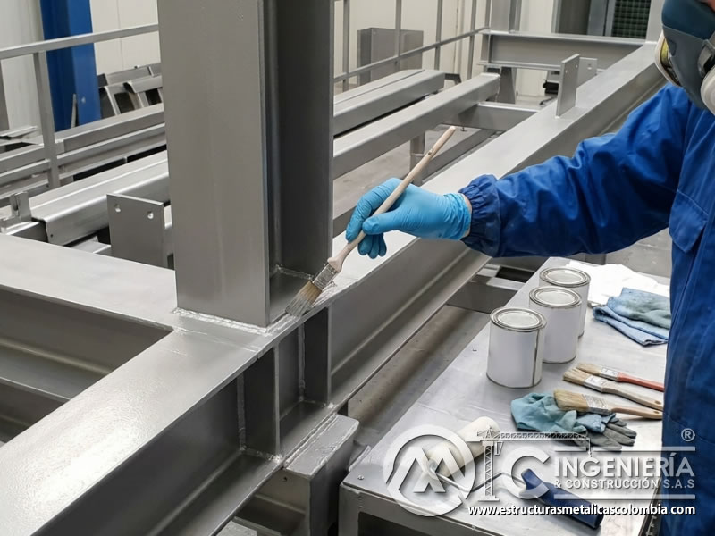 Rodillos y brochas para aplicación de pintura industrial en Bogotá, Colombia. Montajes, Ingeniería y Construcción. MIC SAS.