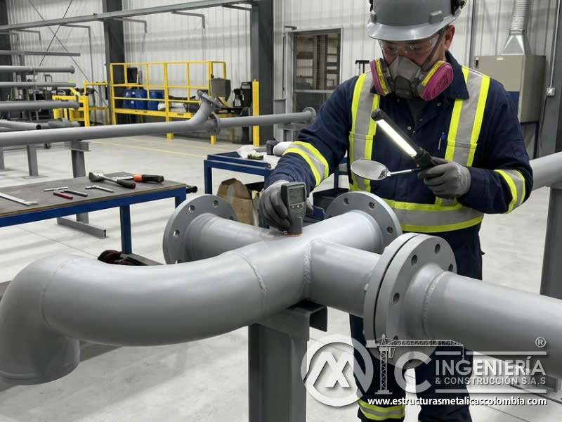 Inspección de tuberías metálicas recubiertas en Bogotá, Colombia. Montajes, Ingeniería y Construcción. MIC SAS.