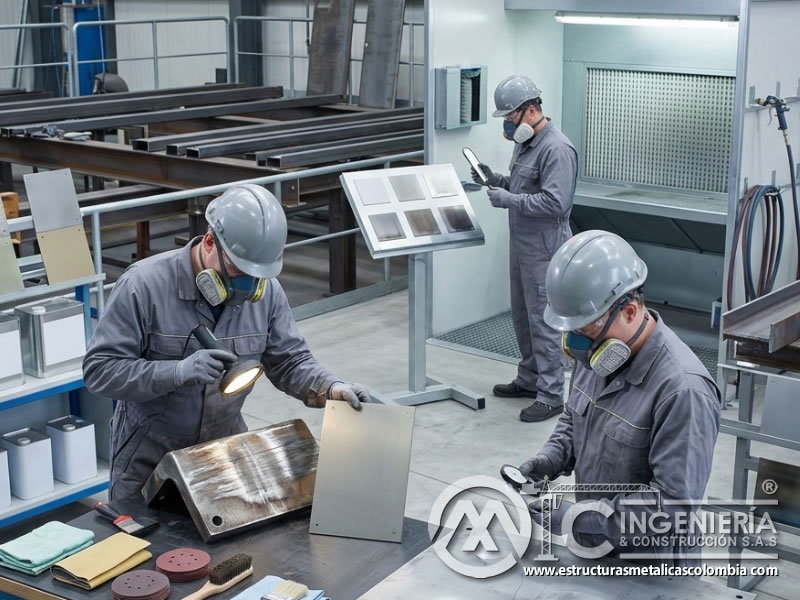 Químicos abrasión e impacto en selección de pintura industrial en Bogotá, Colombia. Montajes, Ingeniería y Construcción. MIC SAS.