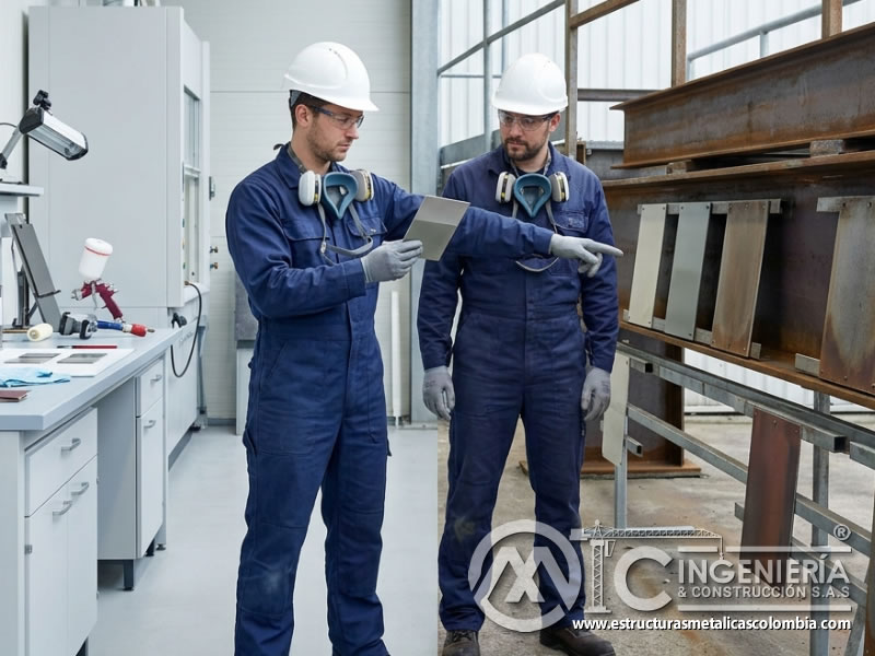 Pruebas de laboratorio y campo para pintura industrial en Bogotá, Colombia. Montajes, Ingeniería y Construcción. MIC SAS.