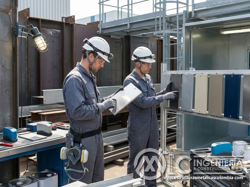 Exposición solar en selección de recubrimiento industrial en Bogotá, Colombia. Montajes, Ingeniería y Construcción. MIC SAS.