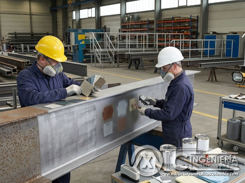 Superficie metálica y corrosión en selección de pintura industrial en Bogotá, Colombia. Montajes, Ingeniería y Construcción. MIC SAS.