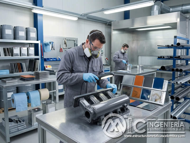 Mejoras aportadas por poliuretanos en pintura industrial para resistencia mecánica, estabilidad climática, acabado y protección prolongada en Bogotá, Colombia. Montajes, Ingeniería y Construcción. MIC SAS.