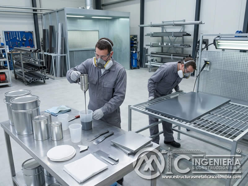 Solventes de pintura industrial que regulan viscosidad, aplicación, evaporación, secado y comportamiento del recubrimiento sobre el sustrato en Bogotá, Colombia. Montajes, Ingeniería y Construcción. MIC SAS.