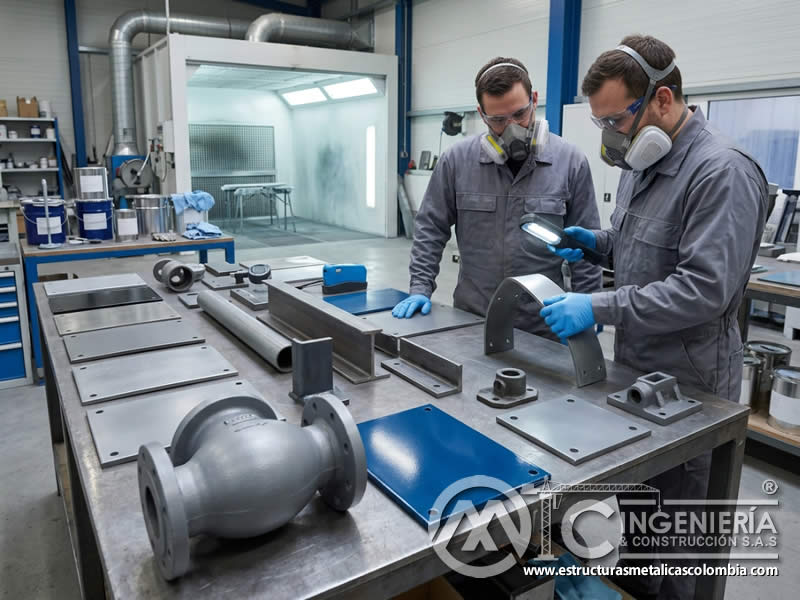 Tipos de pinturas industriales epóxicas, poliuretánicas, acrílicas, alquídicas, de silicona e intumescentes para usos especializados en Bogotá, Colombia. Montajes, Ingeniería y Construcción. MIC SAS.