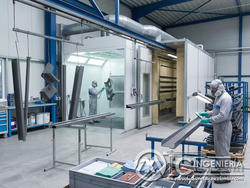 Eficiencia energética en fabricación y aplicación de pintura industrial en Bogotá, Colombia. Montajes, Ingeniería y Construcción. MIC SAS.