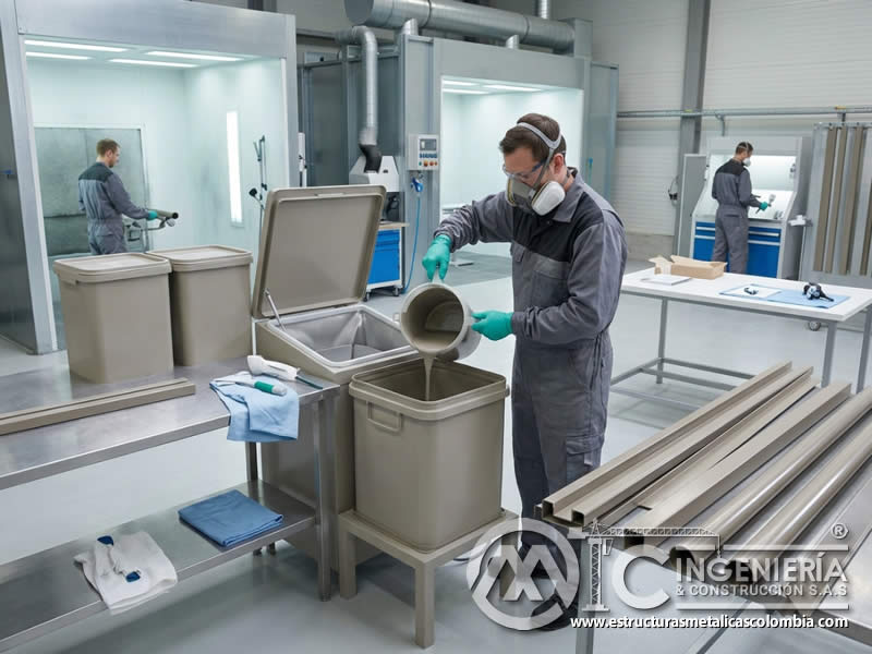 Reciclaje y reutilización de pinturas industriales en Bogotá, Colombia. Montajes, Ingeniería y Construcción. MIC SAS.