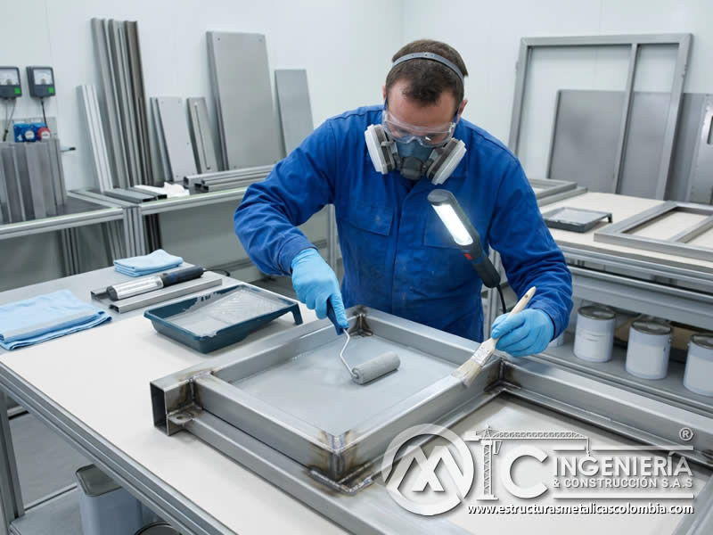 Ventajas y desventajas de aplicar pintura industrial con brocha y rodillo según control, acabado, velocidad y superficie en Bogotá, Colombia. Montajes, Ingeniería y Construcción. MIC SAS.