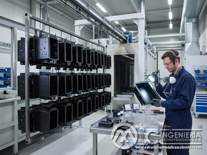 Ventajas de electrodeposición industrial por uniformidad, cobertura interna, bajo desperdicio y protección anticorrosiva en Bogotá, Colombia. Montajes, Ingeniería y Construcción. MIC SAS.