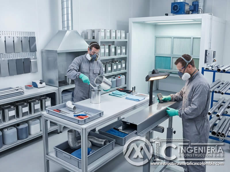 Control de sustancias químicas en pintura industrial bajo enfoque REACH en Bogotá, Colombia. Montajes, Ingeniería y Construcción. MIC SAS.