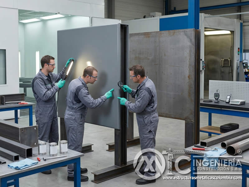 Comparación de protección contra corrosión entre pintura industrial y pinturas comunes sobre superficies metálicas expuestas en Bogotá, Colombia. Montajes, Ingeniería y Construcción. MIC SAS.