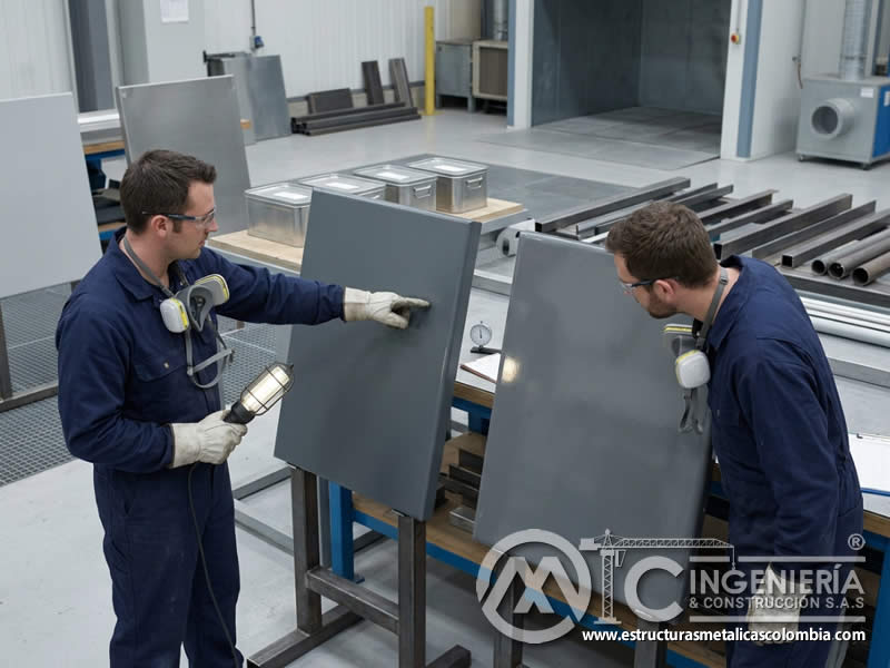Comparación de resistencia a la abrasión entre pintura industrial y otros acabados frente a desgaste mecánico continuo en Bogotá, Colombia. Montajes, Ingeniería y Construcción. MIC SAS.