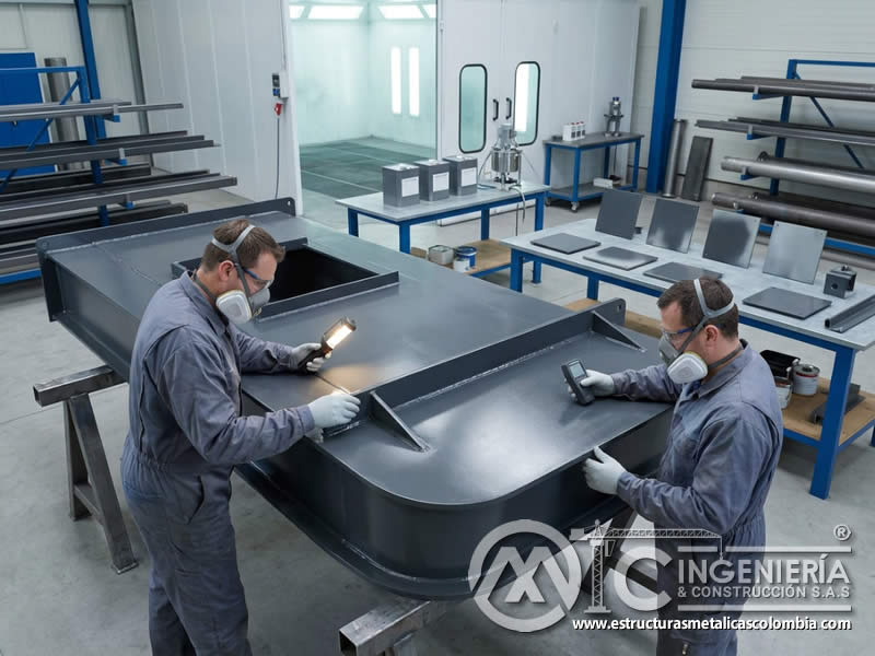 Pinturas epóxicas industriales para recubrimientos de alta resistencia química, adherencia, dureza y protección anticorrosiva en Bogotá, Colombia. Montajes, Ingeniería y Construcción. MIC SAS.