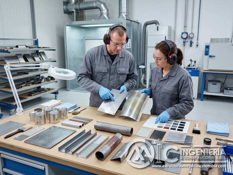 Elección de pintura adecuada según sustrato metálico y desempeño requerido en Bogotá, Colombia. Montajes, Ingeniería y Construcción. MIC SAS.