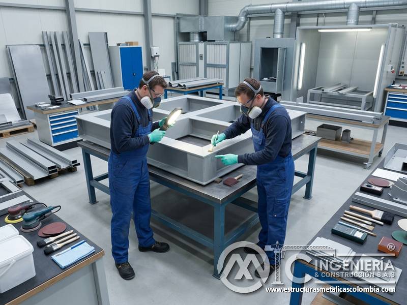 Inspección temprana de fallas de pintura industrial antes del descascarado en Bogotá, Colombia. Montajes, Ingeniería y Construcción. MIC SAS.