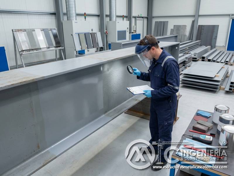 Envejecimiento y durabilidad de pintura industrial con fisuras en Bogotá, Colombia. Montajes, Ingeniería y Construcción. MIC SAS.