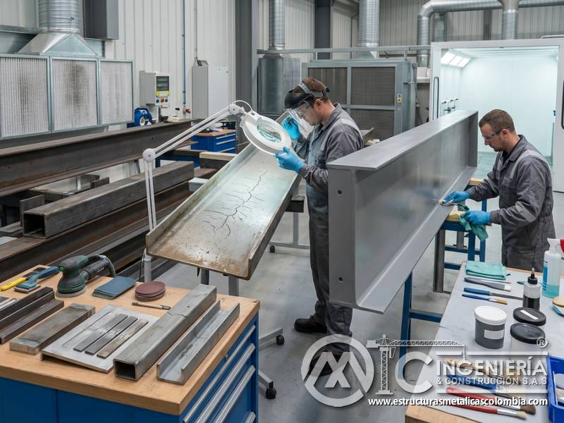 Mantenimiento de fisuración en recubrimientos industriales en Bogotá, Colombia. Montajes, Ingeniería y Construcción. MIC SAS.
