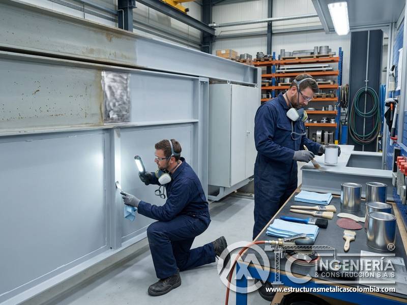 Mantenimiento preventivo para conservar recubrimientos industriales sin descascarado en Bogotá, Colombia. Montajes, Ingeniería y Construcción. MIC SAS.