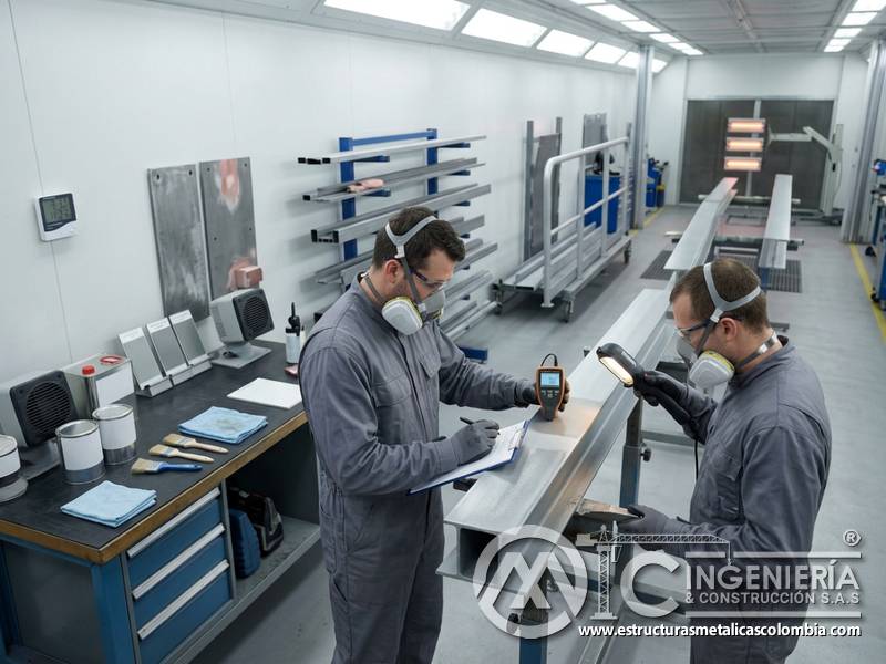 prevención integral del levantamiento de pintura industrial en Bogotá, Colombia. Montajes, Ingeniería y Construcción. MIC SAS.