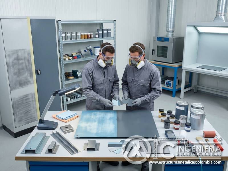 Pinturas de alta calidad seleccionadas para color industrial duradero en Bogotá, Colombia. Montajes, Ingeniería y Construcción. MIC SAS.