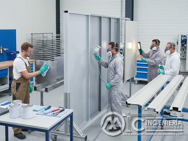 Definición técnica de pintura acrílica para aplicaciones industriales en Bogotá, Colombia. Montajes, Ingeniería y Construcción. MIC SAS.