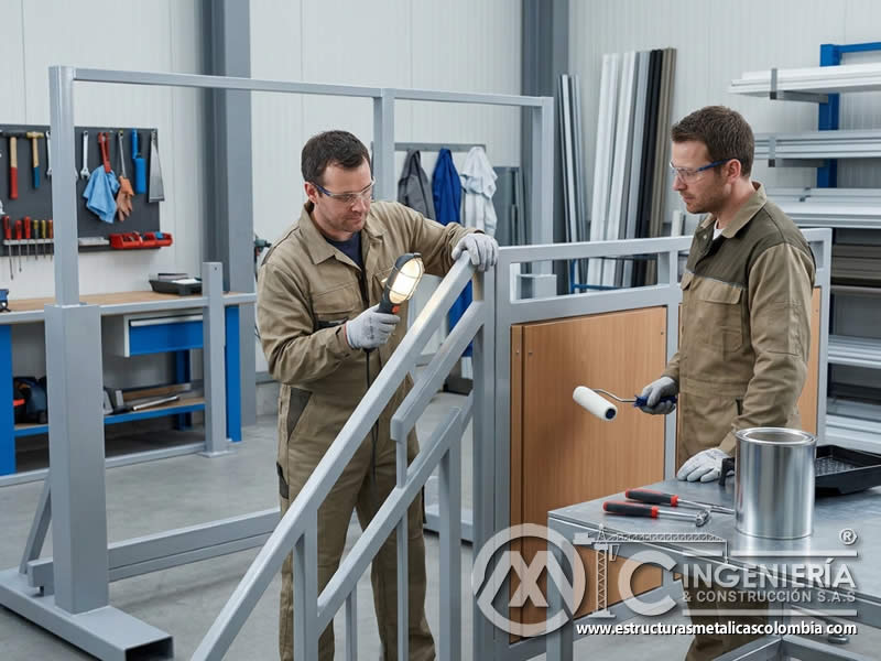 Aplicaciones de pintura alquídica en industria y mantenimiento en Bogotá, Colombia. Montajes, Ingeniería y Construcción. MIC SAS.