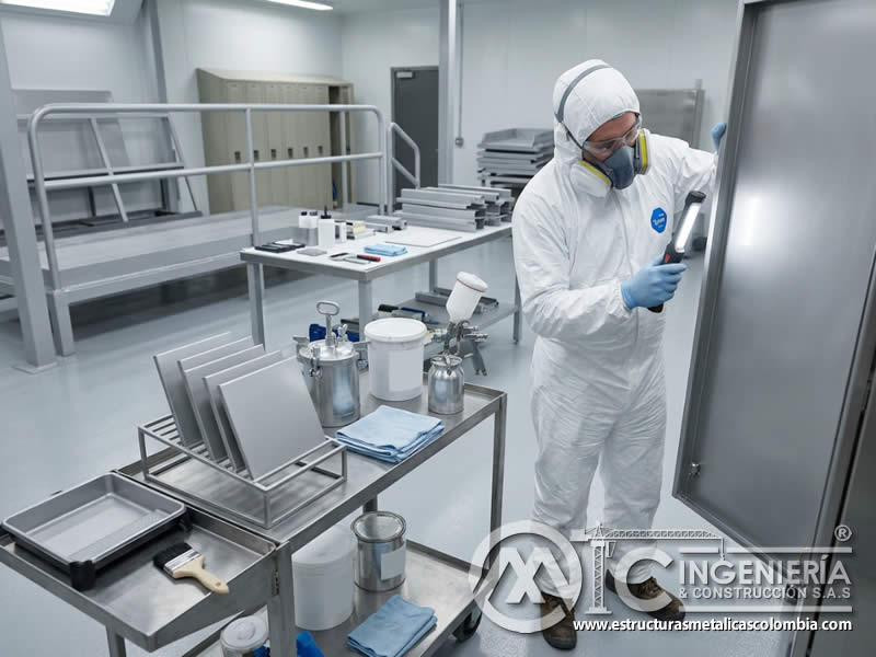 Iones de plata en pintura antimicrobiana industrial en Bogotá, Colombia. Montajes, Ingeniería y Construcción. MIC SAS.
