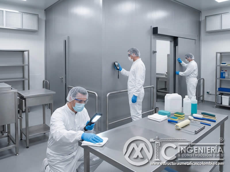 Pinturas antimicrobianas para industria alimentaria en Bogotá, Colombia. Montajes, Ingeniería y Construcción. MIC SAS.