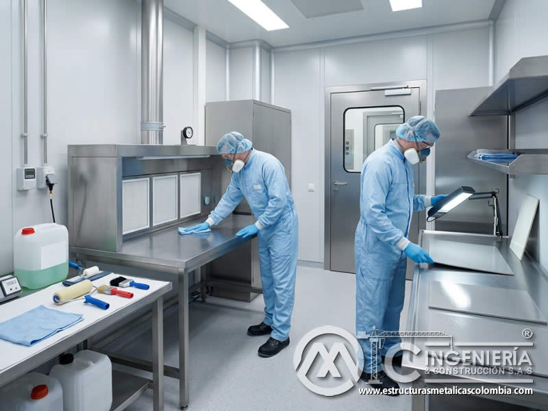 Pinturas antimicrobianas para industria farmacéutica en Bogotá, Colombia. Montajes, Ingeniería y Construcción. MIC SAS.
