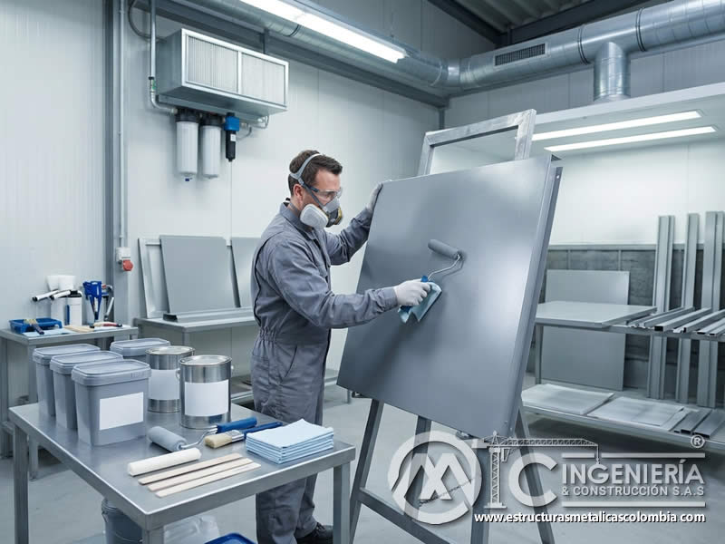 Composición química de pinturas base agua industriales en Bogotá, Colombia. Montajes, Ingeniería y Construcción. MIC SAS.
