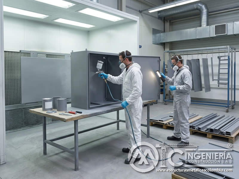 Bajo contenido de COV en pinturas base agua industriales en Bogotá, Colombia. Montajes, Ingeniería y Construcción. MIC SAS.