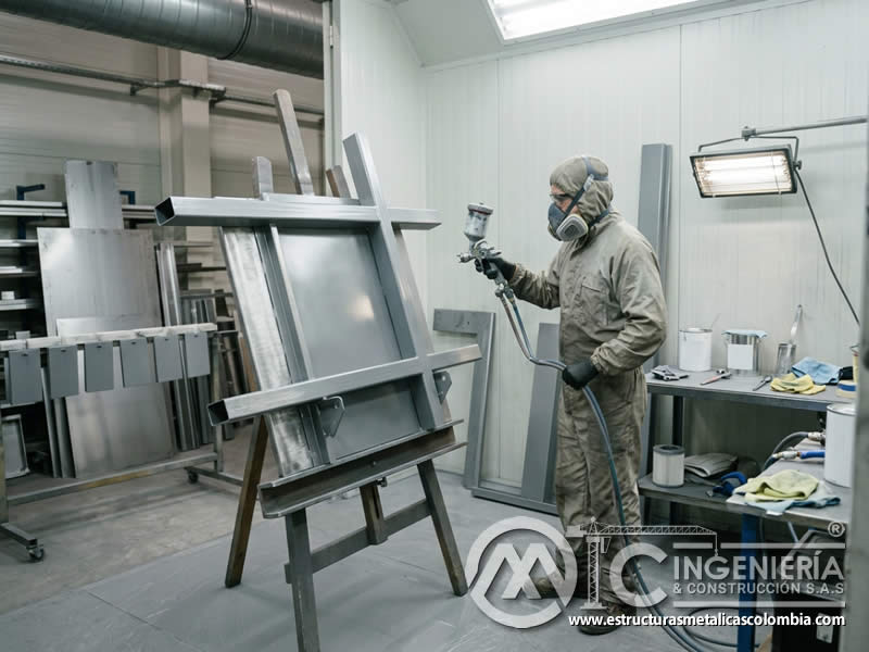 Composición química de pinturas base solvente industriales en Bogotá, Colombia. Montajes, Ingeniería y Construcción. MIC SAS.